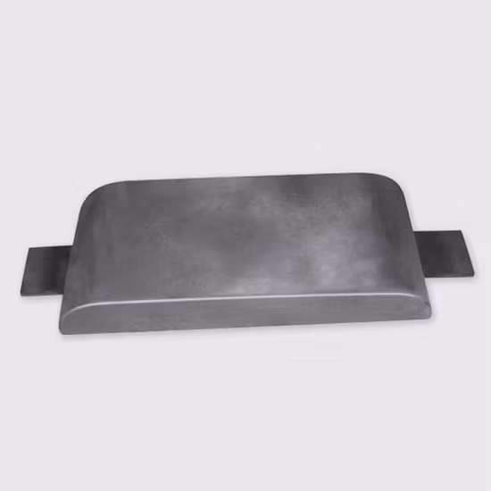 Anode en aluminium d'anode sacrificielle de protection cathodique pour la coque de navires à vendre