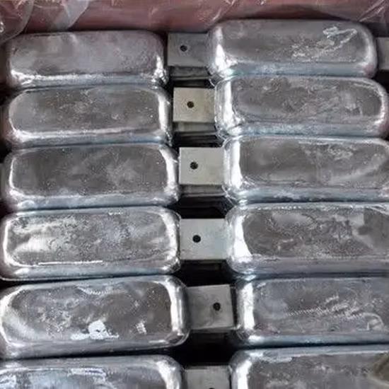 Anodes en aluminium de magnésium et de zinc d'anode de protection cathodique d'alimentation d'usine